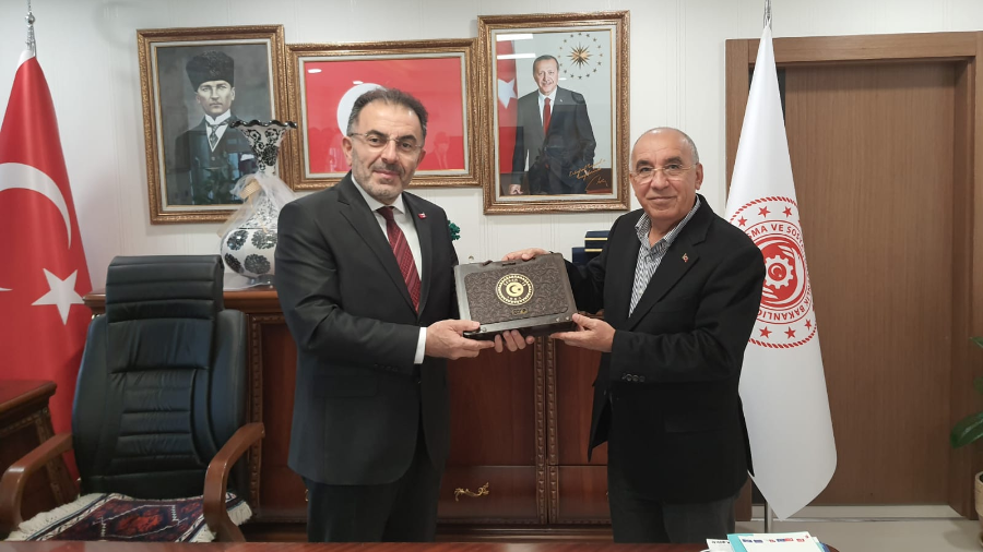 SENDİKAMIZ ŞEKER-İŞ’TEN ÇALIŞMA VE SOSYAL GÜVENLİK BAKAN YARDIMCISI SOYSAL’A ZİYARET