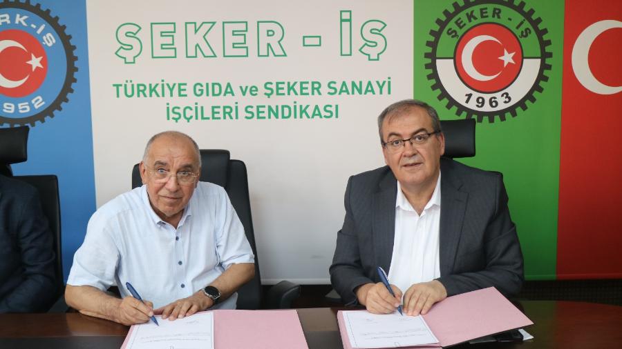 SENDİKAMIZ ŞEKER-İŞ İLE KAYSERİ ŞEKER FABRİKASI ARASINDA 30. DÖNEM TOPLU İŞ SÖZLEŞMESİ İMZALANDI.