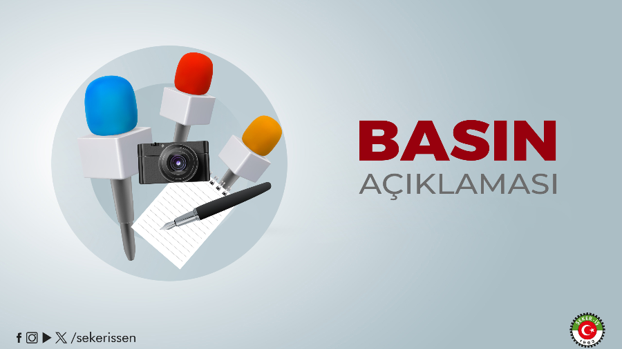 TÜRKİYE GIDA VE ŞEKER SANAYİ İŞÇİLERİ SENDİKASI(ŞEKER-İŞ) GENEL BAŞKANI İSA GÖK’ÜN BARIŞ SÜRECİNE İLİŞKİN AÇIKLAMASIDIR